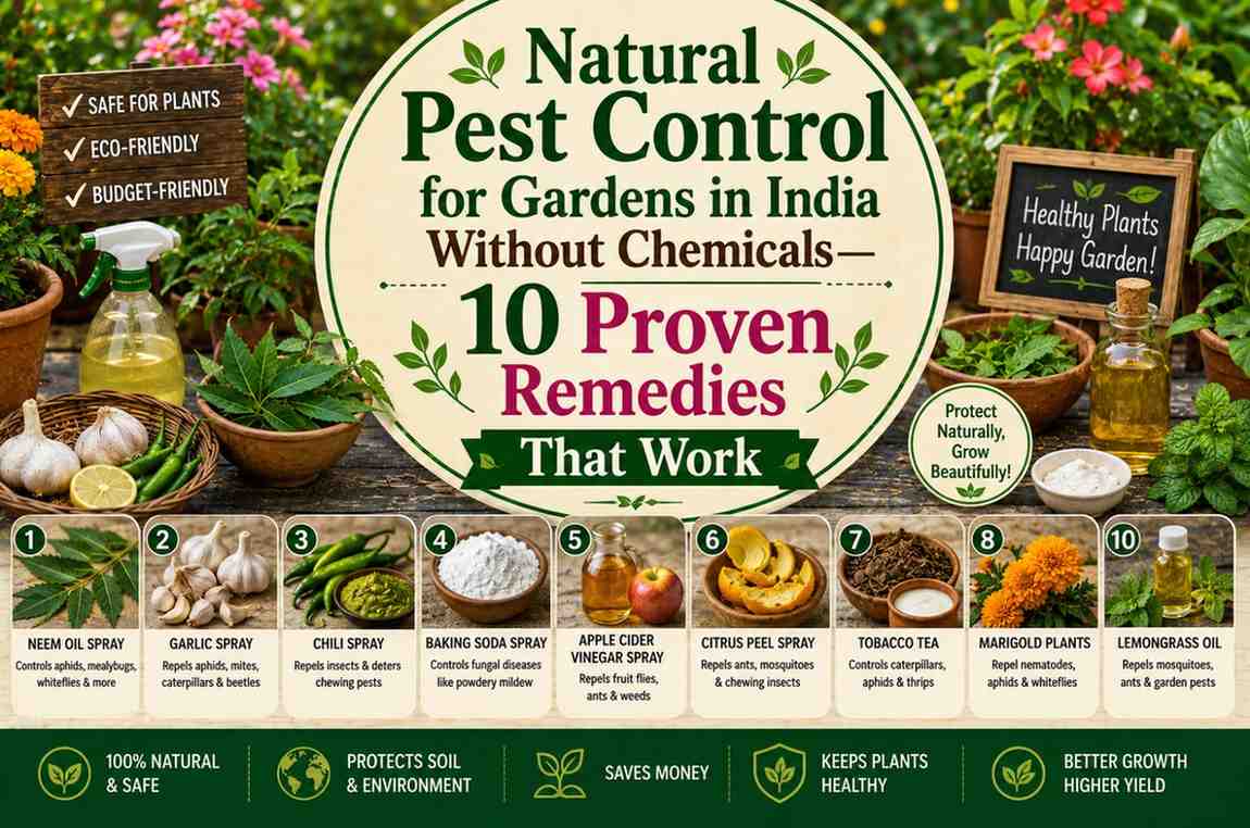 Natural Pest Control for Gardens in India