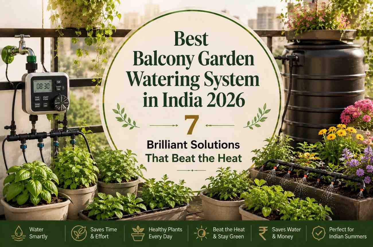 Best Balcony Garden Watering System in India 2026 — 7 Brilliant Solutions That Beat the Heat