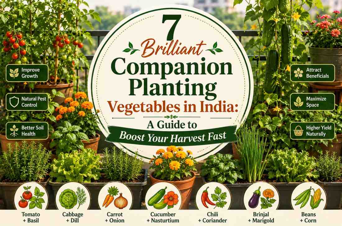 7 Brilliant Companion Planting Vegetables in India: A Guide to Boost Your Harvest Fast