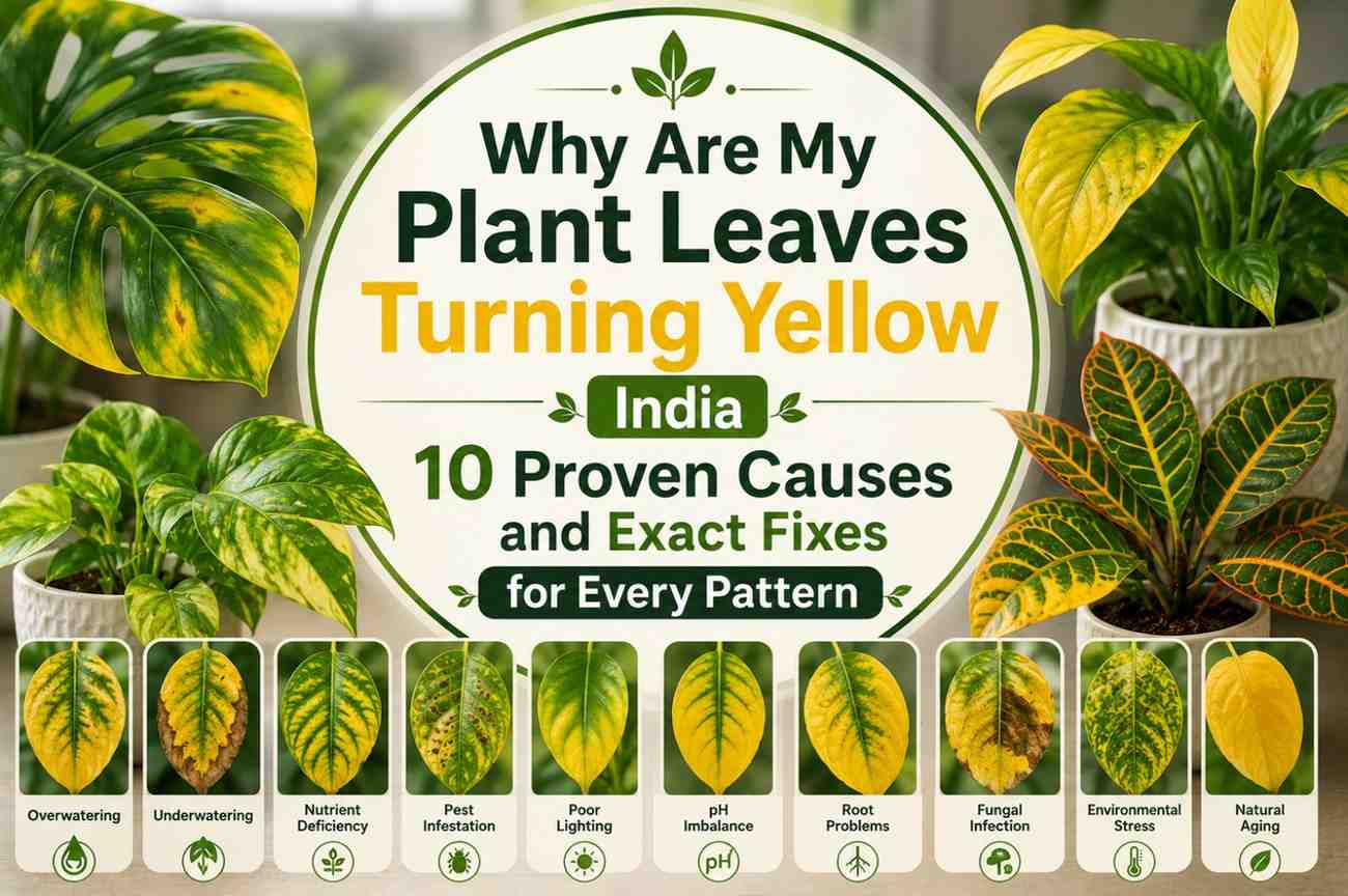 Why Are My Plant Leaves Turning Yellow India — 10 Proven Causes and Exact Fixes for Every Pattern
