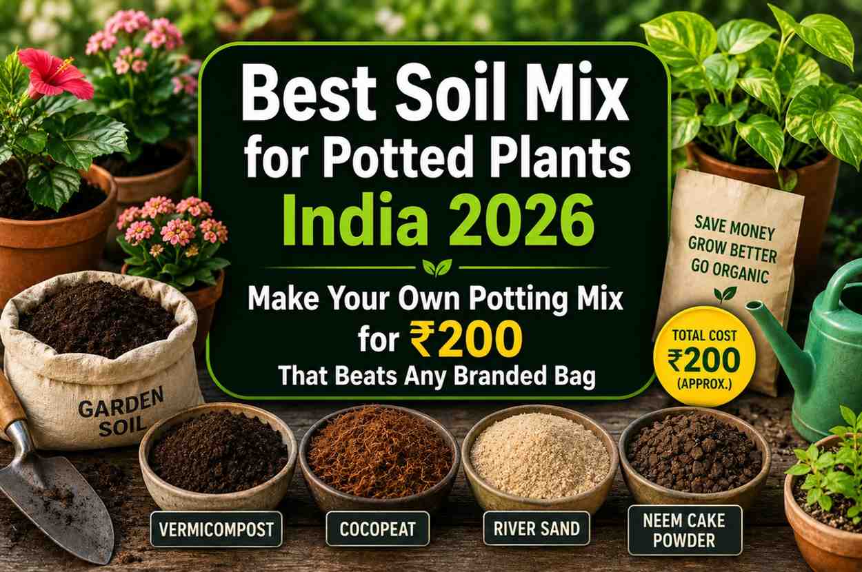 Best Soil Mix for Potted Plants India